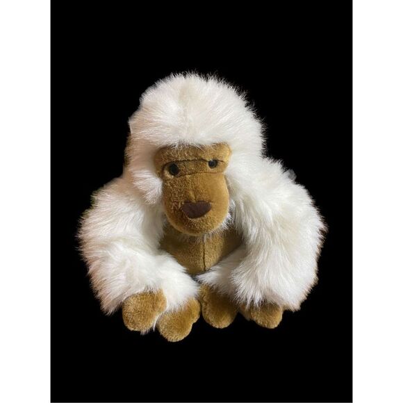 𝅺VINTAGE 1988 Chrisha playful plush white gorilla - Picture 2 of 11